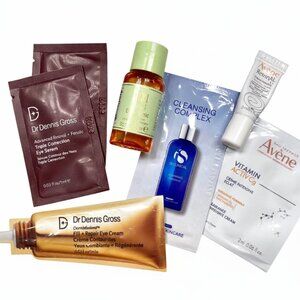 Luxury Skincare Sample Bundle | Dr Dennis Gross, iS Clinical, Avène, Pixi